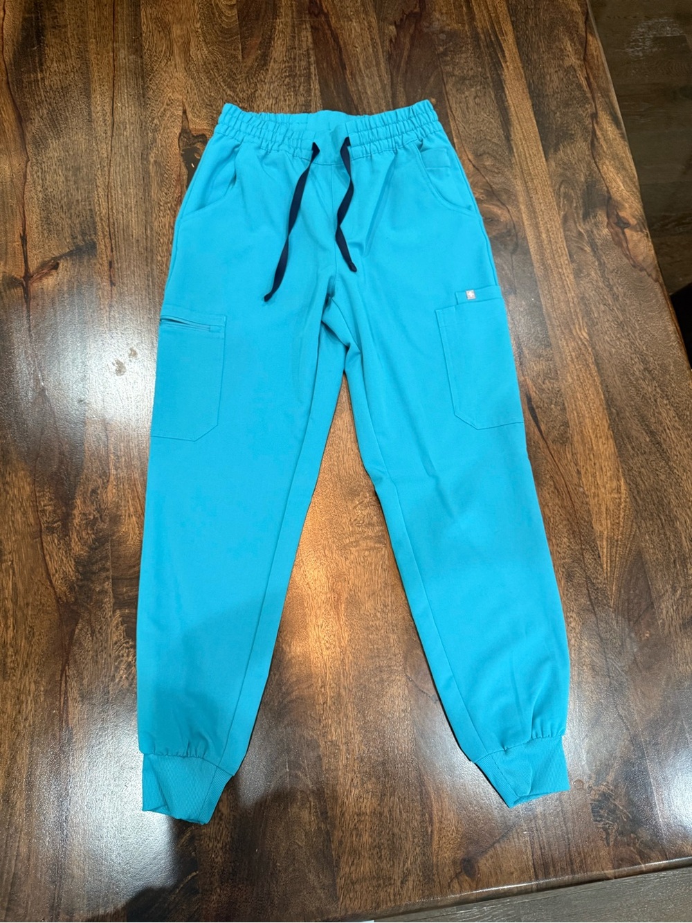 Figs Teal Drawstring Joggers